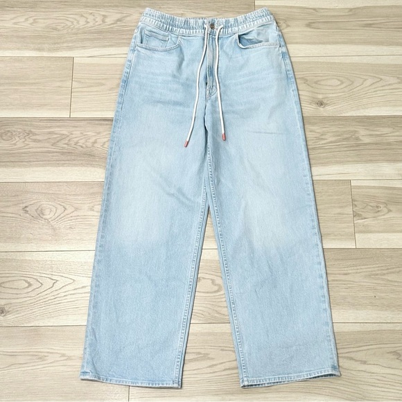 LIKE NEW Mother Women’s The Drawn Tagger Flood Denim Jeans Pants - Picture 1 of 11